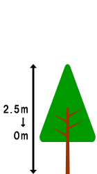 2.5mまでの剪定・伐採